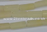 CCU730 15.5 inches 4*13mm cuboid yellow jade beads wholesale