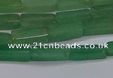 CCU733 15.5 inches 4*13mm cuboid green aventurine beads wholesale