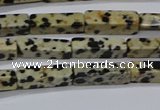 CCU739 15.5 inches 4*13mm cuboid dalmatian jasper beads wholesale