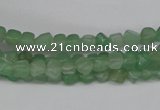 CCU91 15.5 inches 4*4mm cube green aventurine beads wholesale