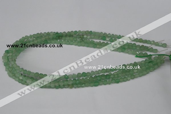 CCU91 15.5 inches 4*4mm cube green aventurine beads wholesale