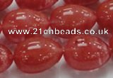 CCY02 15.5 inches 15*20mm teardrop cherry quartz beads wholesale