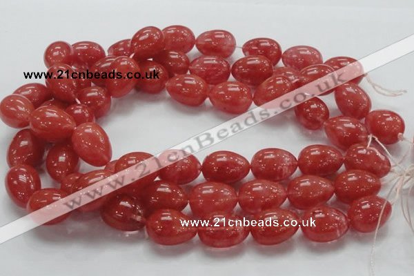 CCY02 15.5 inches 15*20mm teardrop cherry quartz beads wholesale