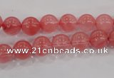 CCY102 15.5 inches 8mm round cherry quartz beads wholesale