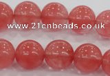 CCY106 15.5 inches 16mm round cherry quartz beads wholesale