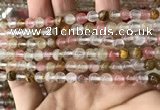 CCY631 15.5 inches 6mm round volcano cherry quartz beads wholesale