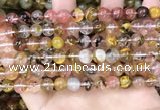 CCY641 15.5 inches 6mm round volcano cherry quartz beads