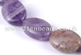 CDA01 13*18mm oval dogtooth amethyst quartz beads Wholesale