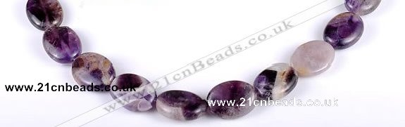 CDA02 15*20mm oval dogtooth amethyst quartz beads Wholesale