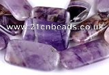 CDA04 Rectangle dogtooth amethyst quartz beads Wholesale