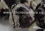 CDA15 15.5 inches 30*30mm triangle dogtooth amethyst quartz beads