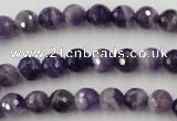 CDA151 15.5 inches 6mm faceted round dogtooth amethyst beads