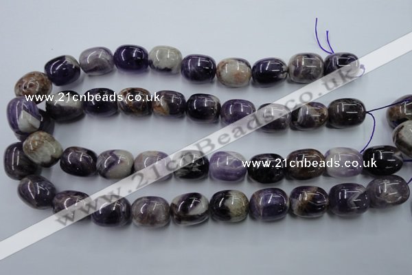 CDA200 15.5 inches 16*20mm nuggets dogtooth amethyst beads