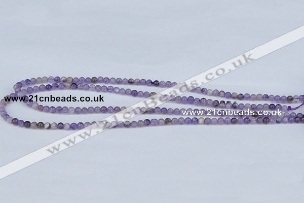 CDA50 15.5 inches 4mm round dogtooth amethyst beads wholesale