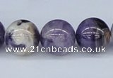 CDA56 15.5 inches 16mm round dogtooth amethyst beads wholesale