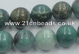 CDB02 15.5 inches 14mm round natural new dragon blood jasper beads