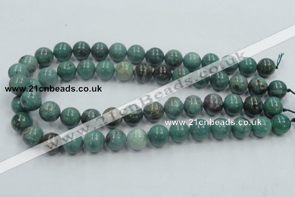 CDB02 15.5 inches 14mm round natural new dragon blood jasper beads