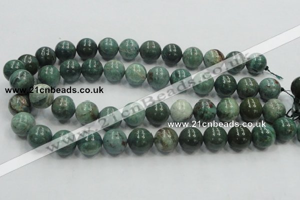 CDB03 15.5 inches 16mm round natural new dragon blood jasper beads