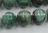 CDB04 15.5 inches 18mm round natural new dragon blood jasper beads