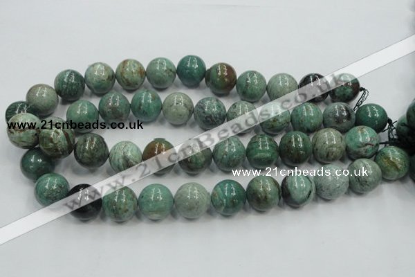 CDB04 15.5 inches 18mm round natural new dragon blood jasper beads