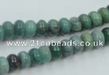 CDB05 15.5 inches 5*8mm rondelle natural new dragon blood jasper beads