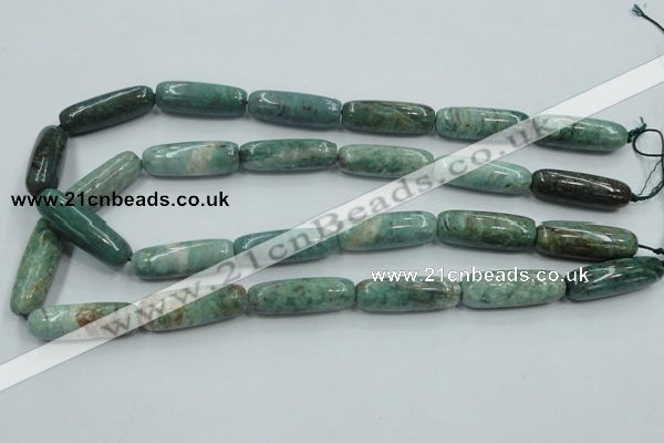 CDB09 15.5 inches 10*30mm cylinder natural new dragon blood jasper beads