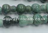 CDB10 15.5 inches 12*16mm calabash natural new dragon blood jasper beads