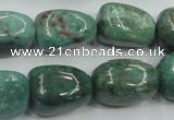 CDB11 15.5 inches 14*20mm nugget natural new dragon blood jasper beads