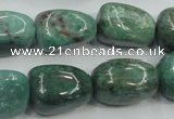 CDB11 15.5 inches 14*20mm nugget natural new dragon blood jasper beads