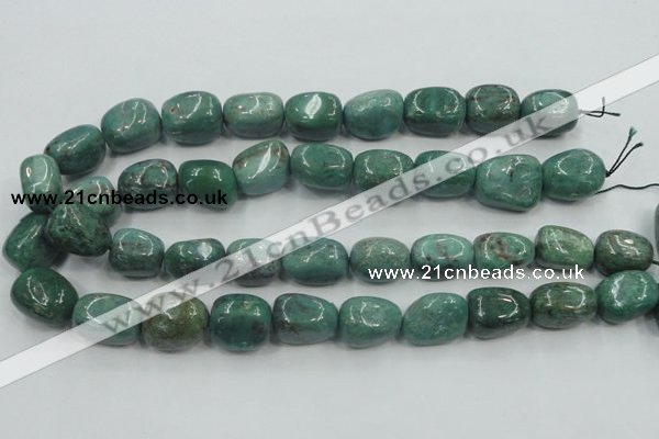 CDB11 15.5 inches 14*20mm nugget natural new dragon blood jasper beads
