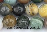 CDB111 15 inches 8mm round new dragon blood jasper beads