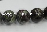 CDB200 15.5 inches 16mm round natural dragon blood jasper beads
