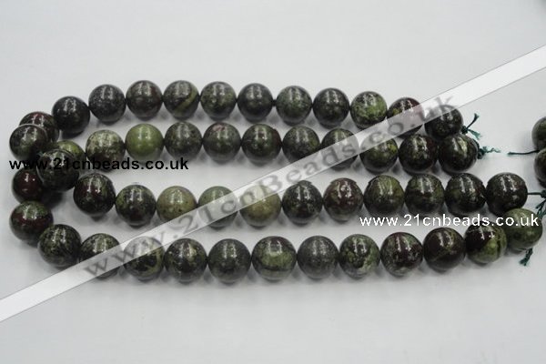 CDB200 15.5 inches 16mm round natural dragon blood jasper beads