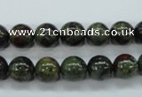 CDB230 15.5 inches 10mm round natural dragon blood jasper beads