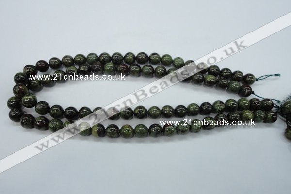 CDB230 15.5 inches 10mm round natural dragon blood jasper beads