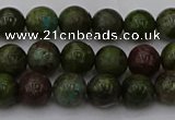 CDB300 15.5 inches 4mm round dragon blood jasper beads wholesale