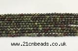 CDB340 15.5 inches 4mm round dragon blood jasper beads wholesale