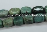 CDB37 15.5 inches 8*12mm nuggets new dragon blood jasper beads