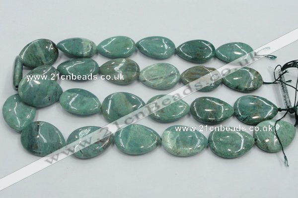 CDB45 15.5 inches 18*25mm flat teardrop new dragon blood jasper beads