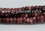 CDE06 15.5 inches 4*8mm rondelle dyed sea sediment jasper beads