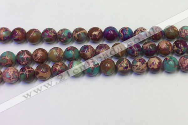 CDE1058 15.5 inches 10mm round sea sediment jasper beads wholesale