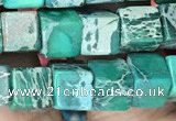 CDE1216 15.5 inches 6mm - 6.5mm cube sea sediment jasper beads