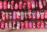 CDE1253 15.5 inches 2.5*4mm rondelle sea sediment jasper beads