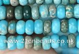 CDE1254 15.5 inches 2.5*4mm rondelle sea sediment jasper beads