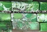 CDE1484 15.5 inches 4*13mm cuboid sea sediment jasper beads