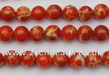 CDE2000 15.5 inches 4mm round dyed sea sediment jasper beads