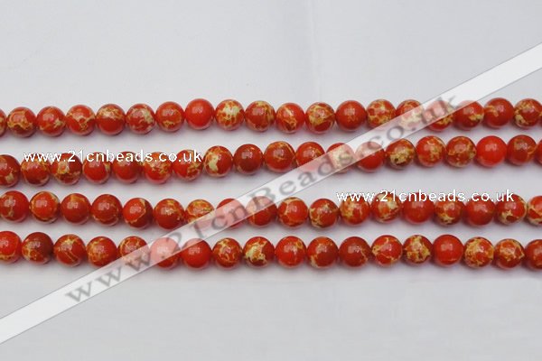 CDE2003 15.5 inches 10mm round dyed sea sediment jasper beads