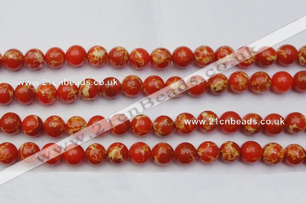 CDE2006 15.5 inches 16mm round dyed sea sediment jasper beads