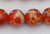 CDE2009 15.5 inches 22mm round dyed sea sediment jasper beads