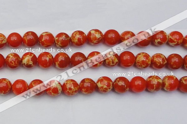 CDE2009 15.5 inches 22mm round dyed sea sediment jasper beads